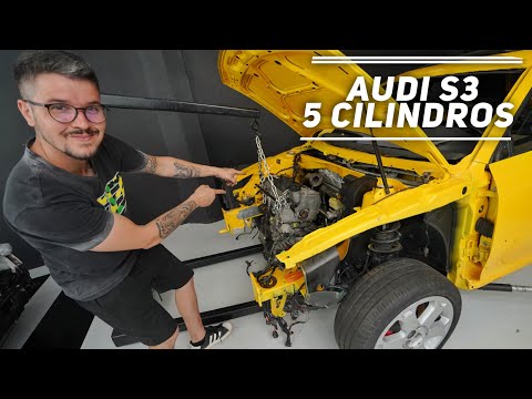Leia mais sobre o artigo COLOQUEI O MOTOR 5 CILINDROS NA S3 AMARELA  🔥