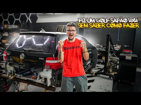 Leia mais sobre o artigo 100% FINALIZADO 🔥 MEU GOLF SAPÃO VIROU O LENDÁRIO R32 4X4