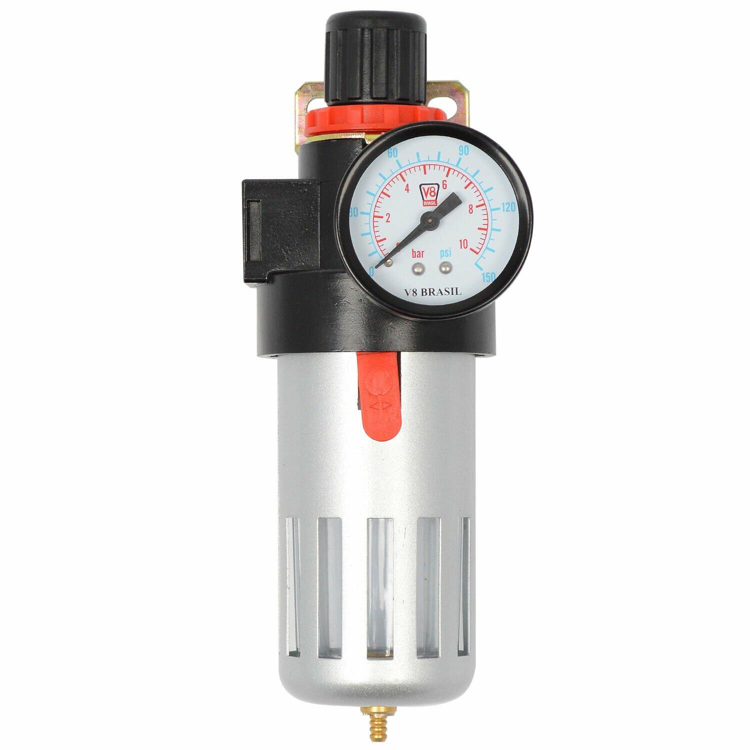Filtro Regulador de Ar Grande Fa05 1/2" V8 Brasil