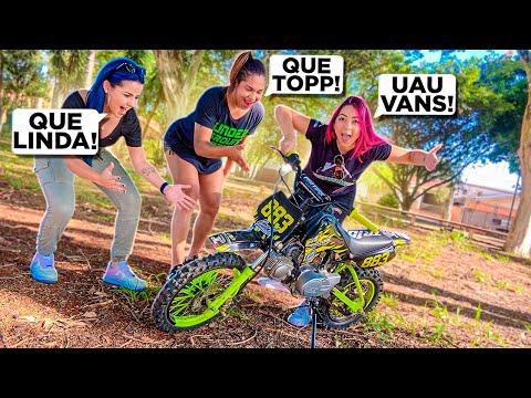 Leia mais sobre o artigo AS SETE MULHERES PIRARAM COM A MINHA MINI MOTO ! *pit bike*