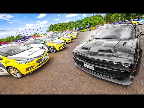 Leia mais sobre o artigo FUI NO BATALHÃO DA POLICIA COM O DODGE DE 800CV!!