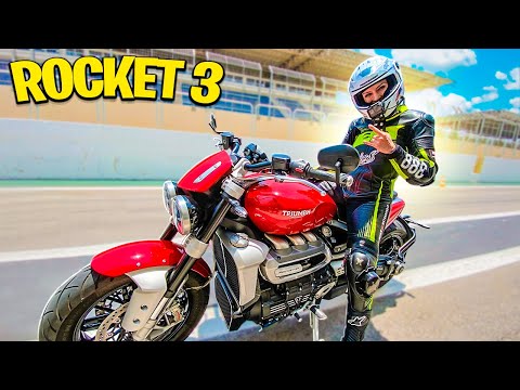 Leia mais sobre o artigo PILOTEI A MOTO COM O MAIOR MOTOR DO MUNDO! * triumph rocket 3 *