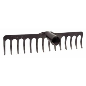 Ancinho Metálico Curvo Leve, 14 Dentes, Sem Cabo Tramontina 77101144 (Entregue por Ferramentas Kennedy)