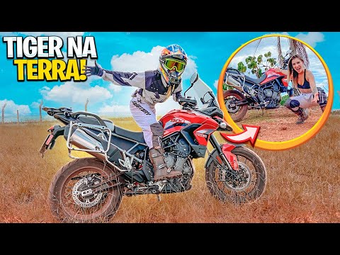 Leia mais sobre o artigo PILOTEI A TIGER 900 NA TERRA! *role louco demais*