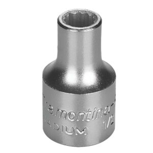 Soquete Estriado em Aço Cromo Vanádio 12 MM – Encaixe 1/2″ Tramontina 44833112 (Entregue por Ferramentas Kennedy)