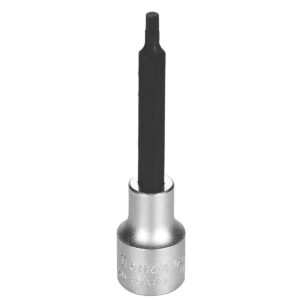 Soquete Longo em Aço Cromo Vanádio Ponta Hexagonal 4 MM – Encaixe 1/2″ Tramontina 44863104 (Entregue por Ferramentas Kennedy)
