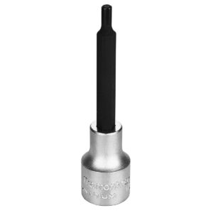 Soquete Longo em Aço Cromo Vanádio Ponta Ribe 5 MM – Encaixe 1/2″ Tramontina 44866105 (Entregue por Ferramentas Kennedy)