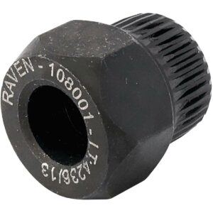 108001 Raven – Soquete Especial Estriado com 33 Dentes e Sextavado de 22 MM para Polia (Entregue por Ferramentas Kennedy)