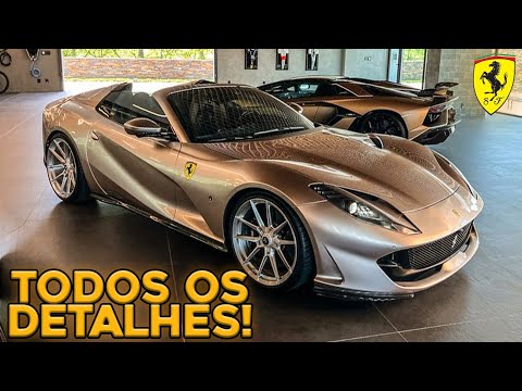 Leia mais sobre o artigo A FERRARI REPINTADA FICOU PRONTA * FERRARI 812 GTS EM BRONZO MASARU COM TUDO DA NOVITEC *