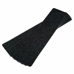6 Fitas Antiderrapante 50Mm X 220Mm Preta Worker (Entregue por Ferramentas Kennedy)