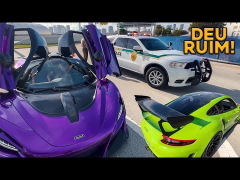 Leia mais sobre o artigo POLÍCIA NOS EXPULSOU DE MIAMI * VLOG DO DIA DE PORSCHE 911 GT3 RS E MCLAREN 720S NOVITEC N-LARGO *