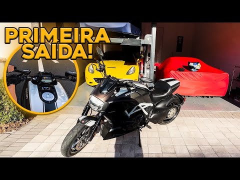Leia mais sobre o artigo TIRANDO A DUCATI DA SALA DE CASA DIRETO PRO ENCONTRO * NUNCA VI TANTA MOTO *