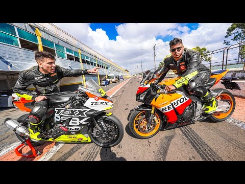 Leia mais sobre o artigo MEU DEUSS MOTO DE CORRIDA VS MINHA REPSOL