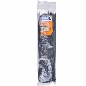 Abraçadeira Nylon 4,8Mm X 400Mm Preta Kala 100 Peças (Entregue por Ferramentas Kennedy)