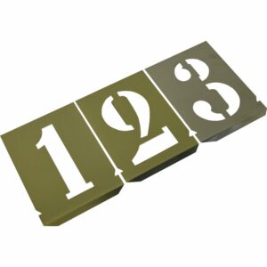 Algarismo em Lâmina 0 A 9 100Mm para Pintura Imk-73 Krause (Entregue por Ferramentas Kennedy)