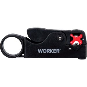 Alicate Desencapador de Cabo Coaxial Worker (Entregue por Ferramentas Kennedy)