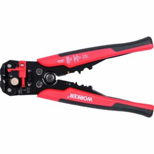 Alicate Desemcapador de Fios Automático e Crimpador 8Mm Worker (Entregue por Ferramentas Kennedy)