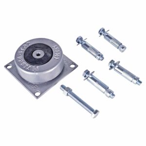 Amortecedor de Impacto Mini com Chapa 3/8″ 500 Kg Vibrastop (Entregue por Ferramentas Kennedy)