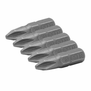 Bits 1/4″ Ponta Phillips Ph2 X 25. 4Mm 5 Peças 492922 Worker (Entregue por Ferramentas Kennedy)