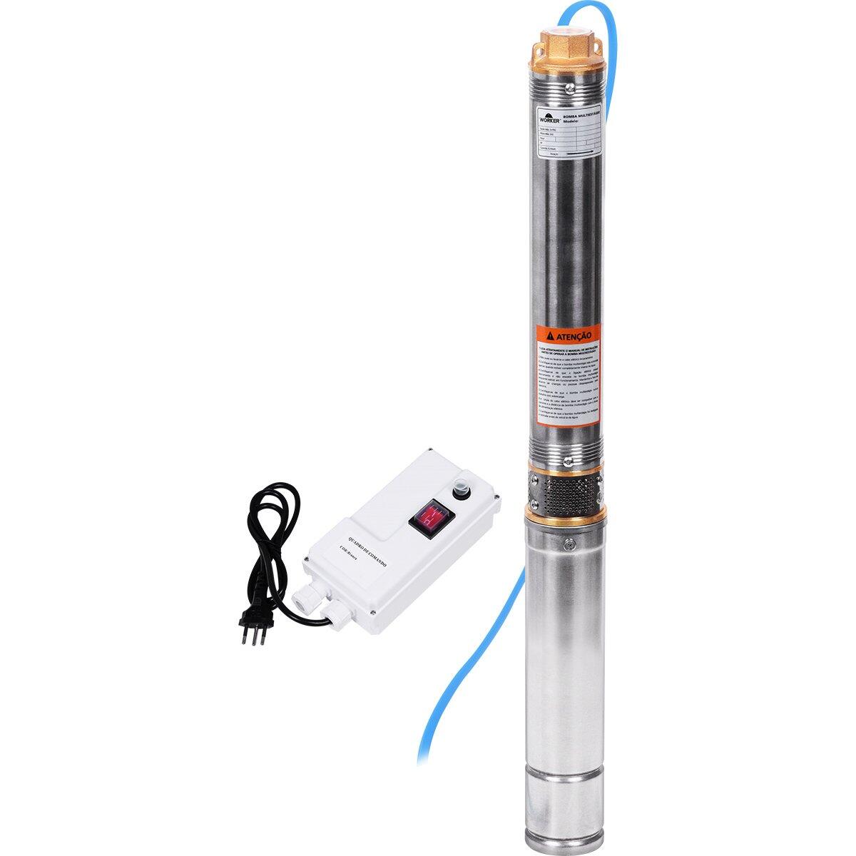 Bomba Submersa Multiestágio 2. 5/21 3/4Hp Worker 220V