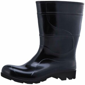 Bota Pvc Preta Nr 43 Cano Médio Sem Forro Kala (Entregue por Ferramentas Kennedy)