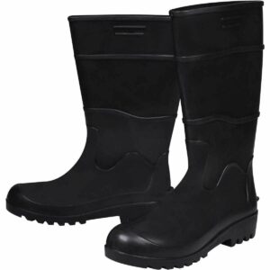 Bota Pvc Preta N43 Cano Longo com Forro Worker (Entregue por Ferramentas Kennedy)