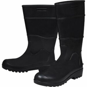 Bota Pvc Preta N37 Cano Longo com Forro Worker (Entregue por Ferramentas Kennedy)