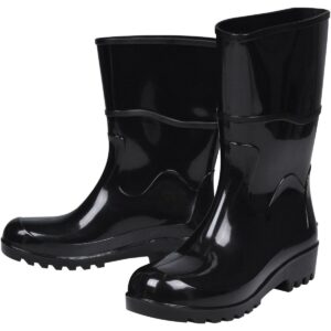 Bota Pvc Preta N41 Cano Médio com Forro Worker (Entregue por Ferramentas Kennedy)
