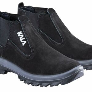 Botina Elástico Agro Bidensidade Nobuck Preto Kala N35 (Entregue por Ferramentas Kennedy)