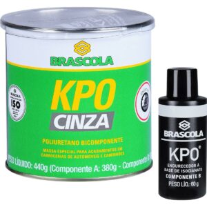 Brascoved Poliuretano Bicomponente Cinza 440G Brascola (Entregue por Ferramentas Kennedy)