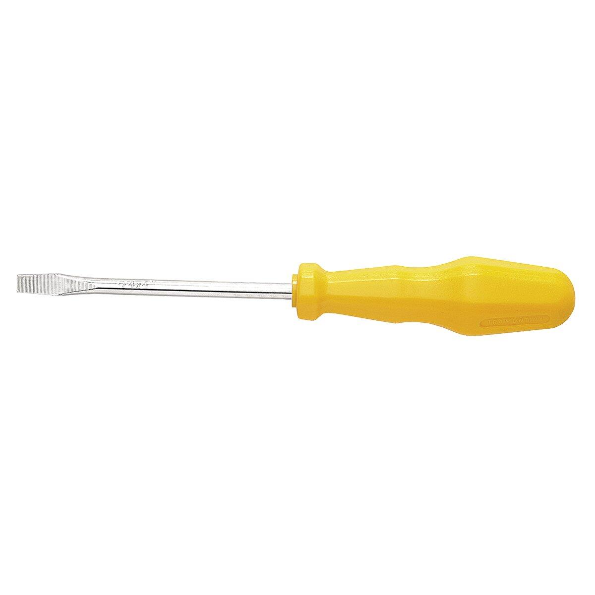 Chave de Fenda em Aço com Ponta Chata Yellow 3/16X3” Tramontina