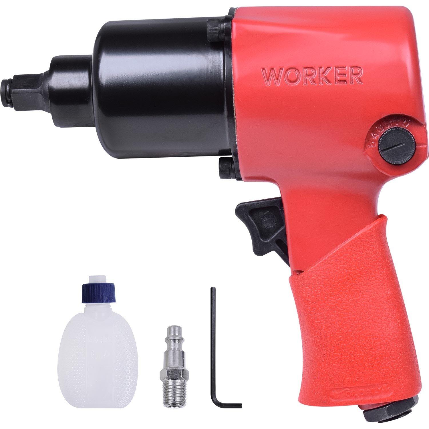 Chave de Impacto Pneumática 1/2" 1/4" Npt 90Psi Worker