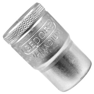 Soquete 15 MM Estriado Encaixe 1/2″ Gedore (Entregue por Ferramentas Kennedy)