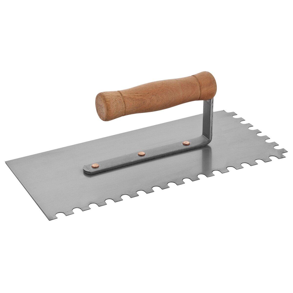 Desempenadeira Aço Dentada 25X5 X 12Cm Cabo Aberto Worker