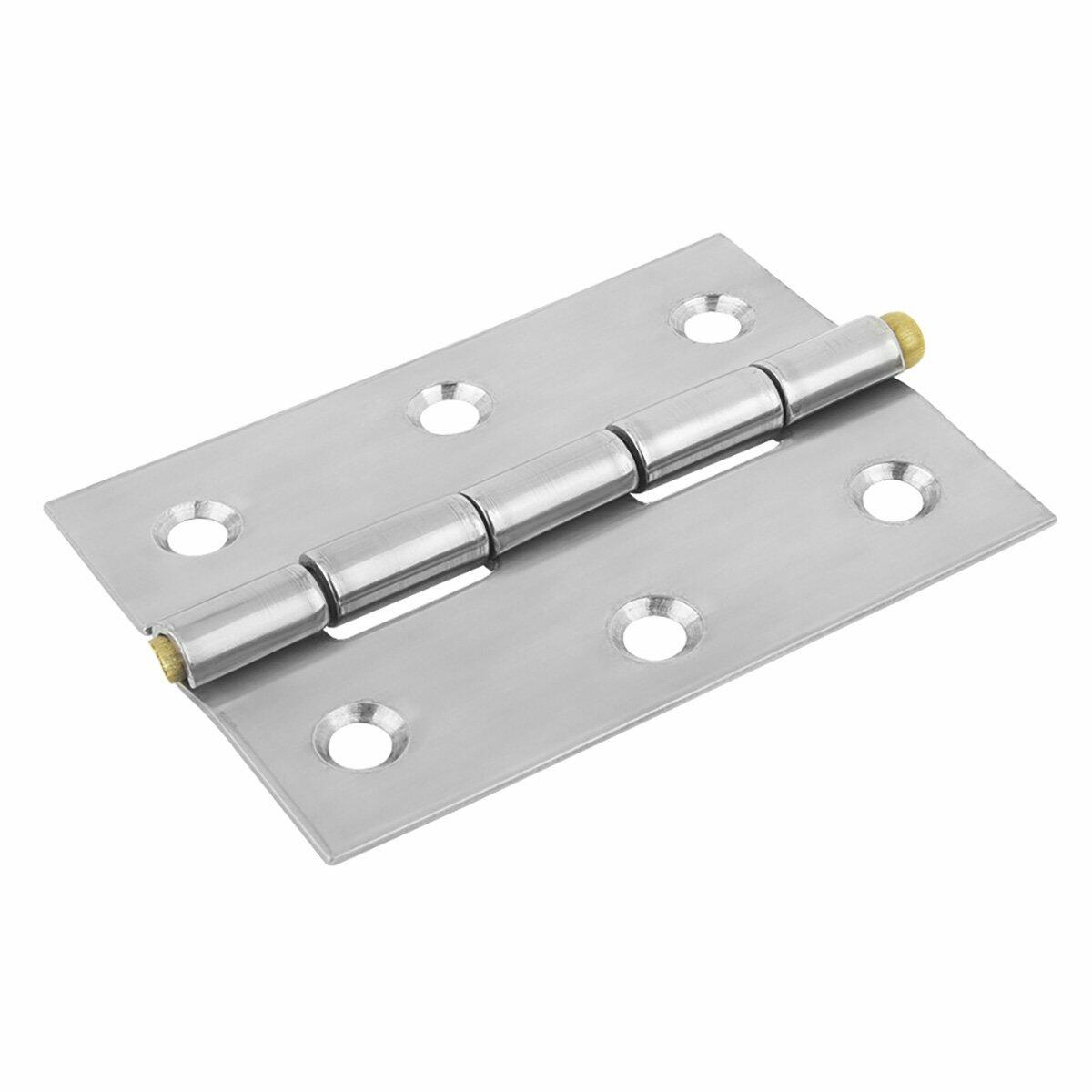 Dobradiça Inox Pino Simples 4" Kala 24 Peças