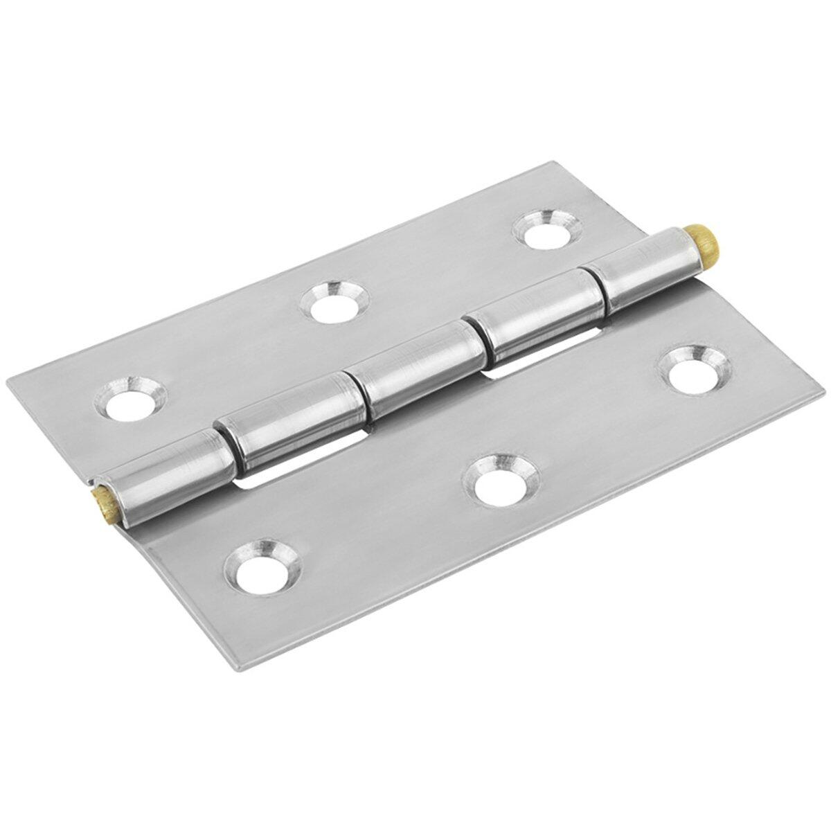 Dobradiça Inox Pino Simples 3. 1/2" Kala 24 Peças