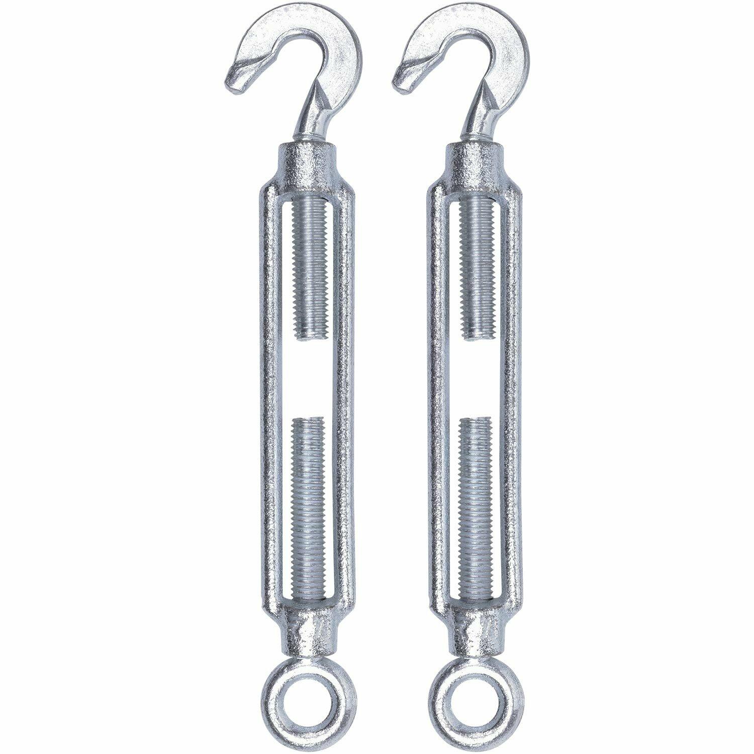 Esticador Cabo Aço 3/16” Gancho X Olhal Acerosid 10 Peças