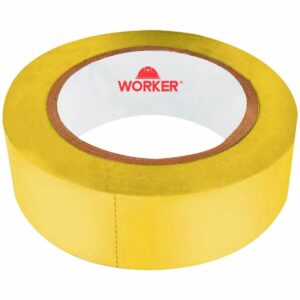 Fita Isolante Antichama 19Mmx10M Amarela Worker (Entregue por Ferramentas Kennedy)