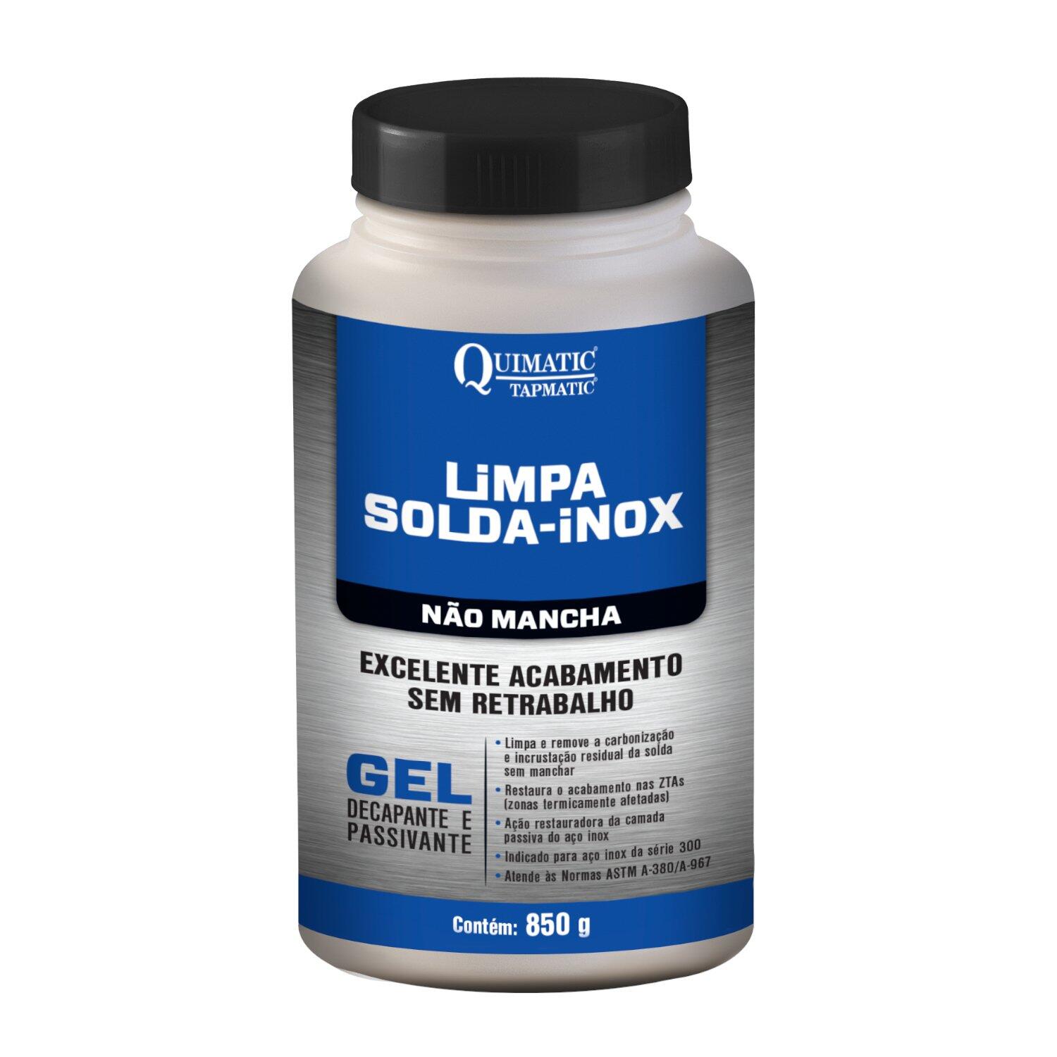 Gel Decapante Limpa Solda Inox 850G Quimatic Tapmatic