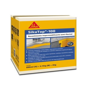 Sikatop 100 Revestimento Impermeabilizante 4Kg Sika (Entregue por Ferramentas Kennedy)
