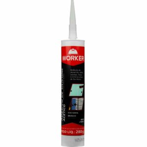Silicone Uso Geral Branco 280G Worker (Entregue por Ferramentas Kennedy)