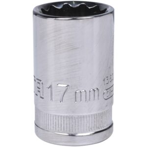 Soquete Estriado 17 MM Encaixe 1/2 Sata St13608Sc (Entregue por Ferramentas Kennedy)