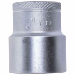 Soquete Estriado 25 MM Encaixe 1/2 Gedore 015121 (Entregue por Ferramentas Kennedy)