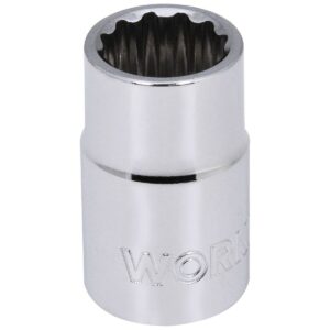 Soquete Estriado Encaixe 1/2″ 1/2″ Worker (Entregue por Ferramentas Kennedy)