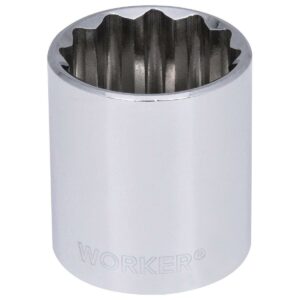 Soquete Estriado Encaixe 1/2″ 1. 1/16″ Worker (Entregue por Ferramentas Kennedy)