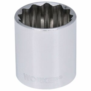 Soquete Estriado Encaixe 1/2″ 1. 1/4″ Worker (Entregue por Ferramentas Kennedy)