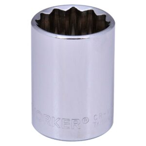 Soquete Estriado Encaixe 1/2″ 21Mm Worker (Entregue por Ferramentas Kennedy)