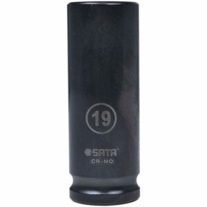 Soquete Impacto Sextavado 19Mm Enc. 1/2″ St34412Sc Sata (Entregue por Ferramentas Kennedy)