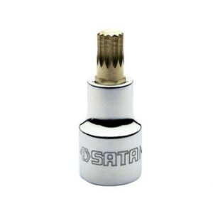 Soquete Bit Multidentado Curto em Aço 1/2″ Sata (Entregue por Ferramentas Kennedy)