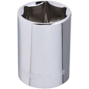 Soquete Sextavado Encaixe 1/2″ 27Mm Worker (Entregue por Ferramentas Kennedy)